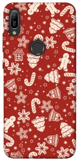 Чехол на Huawei Y6 (2019) Новогодний v3 фото 1 из 1