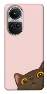 Чохол на Oppo Reno 10 Peeping cat фото 1 з 1