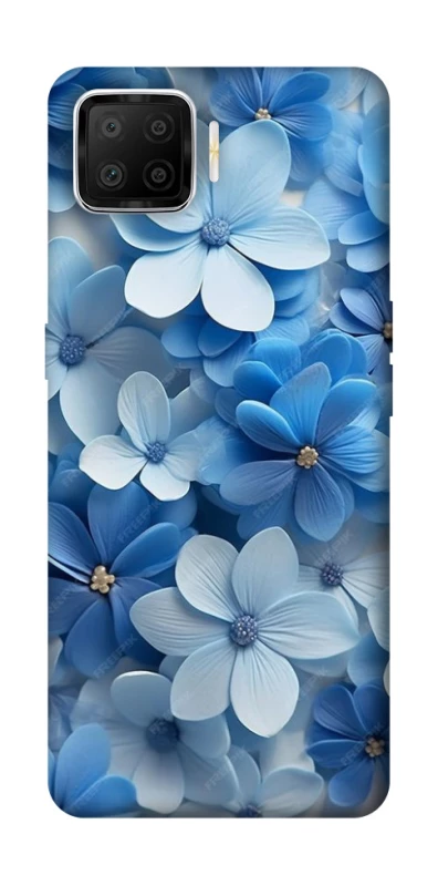Чехол на Oppo A73 (2017) Синие цветы фото 1 из 1