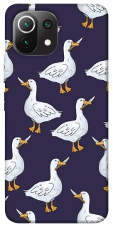 Чехол на Xiaomi Mi 11 Lite Гуси с претензией фото 1 из 1