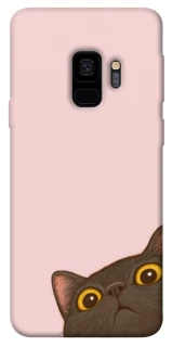 Чохол на Samsung Galaxy S9 Peeping cat фото 1 з 1