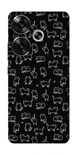 Чехол на Xiaomi Poco F6 Black Cats фото 1 Чехол на Xiaomi Poco F6 Black Cats фото 1 из 1