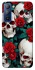 Чохол на TECNO Pop 5 LTE skull and rose фото 1 з 1