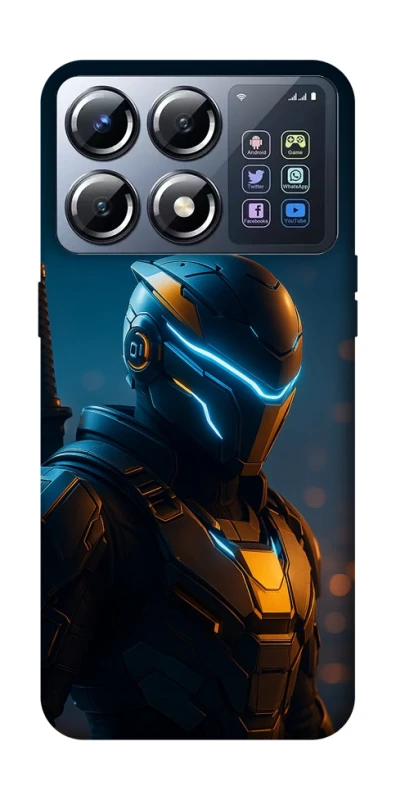 Чохол на Xiaomi POCO X8 Pro Cyber Samurai фото 1 з 1