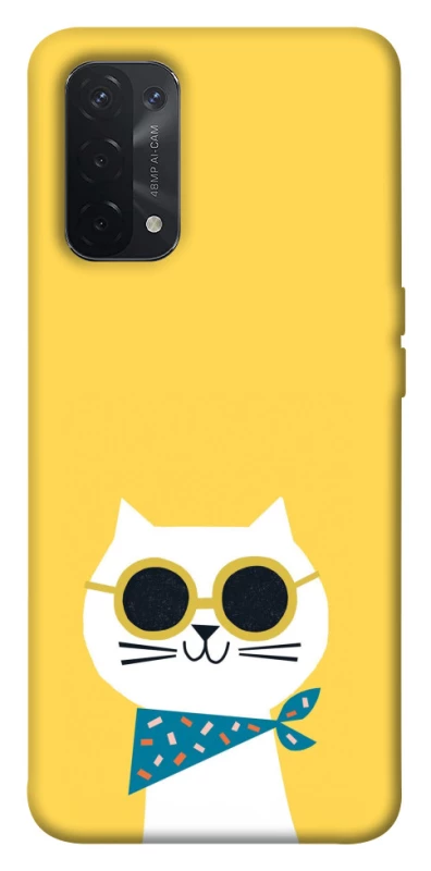 Чехол на Oppo A54 5G / A74 5G Кот-муркот фото 1 из 1