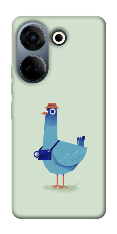 Чохол на TECNO Camon 20 Pro (CK7n) Голуб-детектив фото 1 з 1