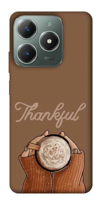 Чохол на Realme C61 Thankful coffee фото 1 з 1
