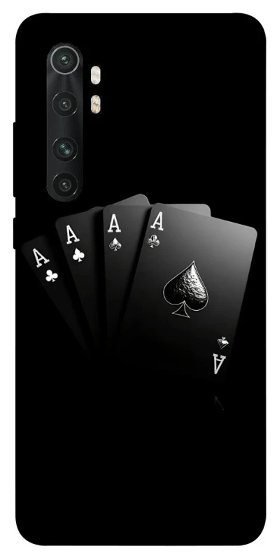Чохол на Xiaomi Mi Note 10 Lite Black Cards фото 1 з 1