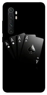 Чохол на Xiaomi Mi Note 10 Lite Black Cards фото 1 з 1