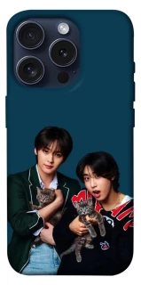 Чехол на Apple iPhone 15 Pro (6.1") Lee Know and Han - Stray Kids фото 1 из 1