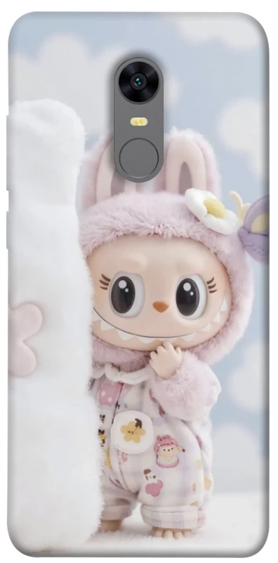 Чехол на Xiaomi Redmi 5 Plus / Redmi Note 5 (Single Camera) Labubu Happy фото 1 из 1