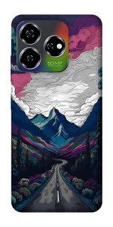 Чехол на ZTE Nubia V60 Нарисованные горы фото 1 из 1
