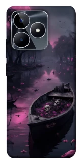 Чехол на Realme C53 Boat and flamingo фото 1 из 1