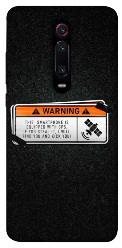 Чохол на Xiaomi Redmi K20 / K20 Pro / Mi9T / Mi9T Pro Warning фото 1 з 1