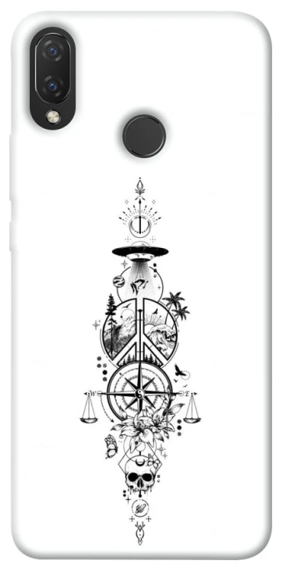 Чехол на Huawei P Smart+ (nova 3i) Tattoo ver.7 фото 1 из 1