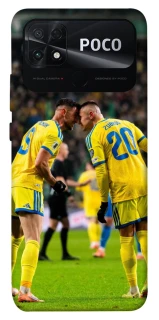 Чохол на Xiaomi Poco C40 UA-Football ver.2 фото 1 з 1