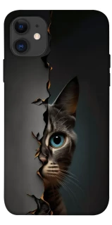 Чехол на Apple iPhone 11 (6.1") Кот-подглядыватель v2 фото 1 из 1