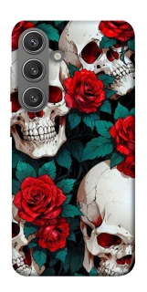 Чохол на Samsung Galaxy S24 skull and rose фото 1 з 1