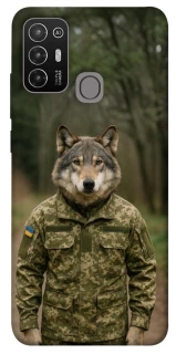 Чехол на ZTE Blade A52 Волк защитник фото 1 из 1