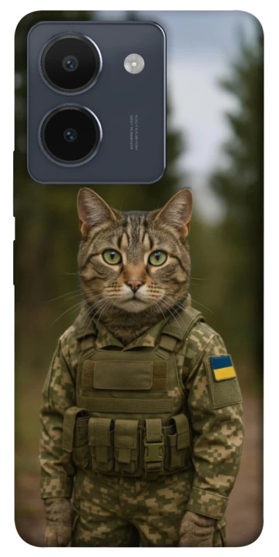Чохол на Vivo Y36 Кіт захисник фото 1 з 1