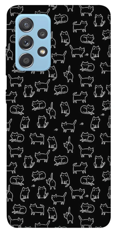 Чохол на Samsung Galaxy A52 4G / A52 5G Black Cats фото 1 Чохол на Samsung Galaxy A52 4G / A52 5G Black Cats фото 1 з 1