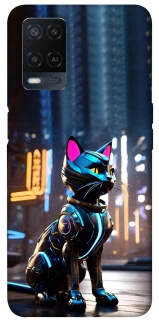 Чехол на Oppo A54 4G Cyber cat фото 1 из 1