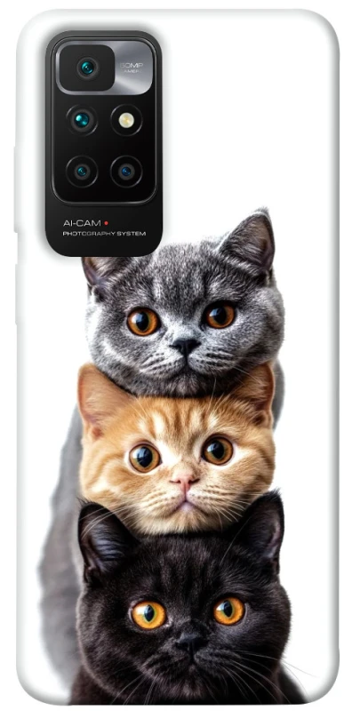 Чохол на Xiaomi Redmi 10 Гарні котики фото 1 з 1