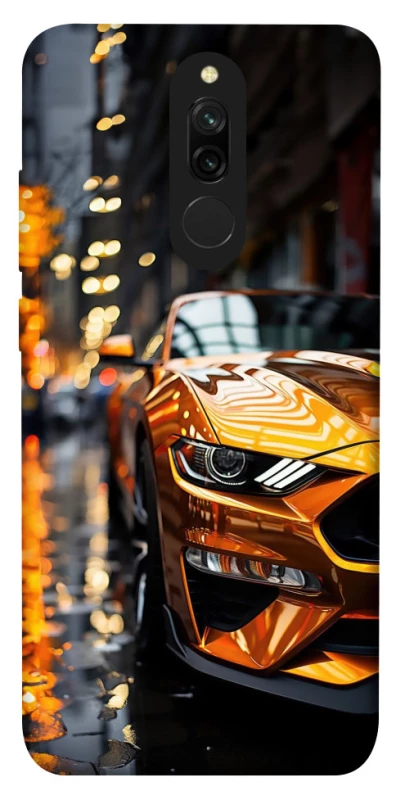 Чохол на Xiaomi Redmi 8 Golden sports car фото 1 з 1
