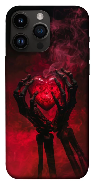 Чохол на Apple iPhone 14 Pro Max (6.7") Heart in the hands of a skeleton фото 1 з 1