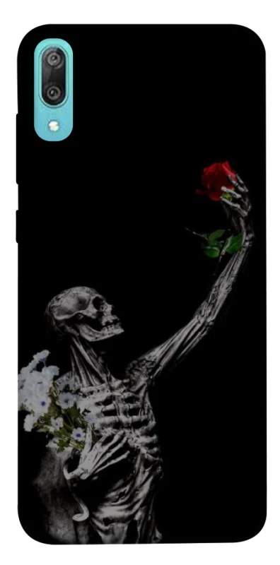 Чехол на Huawei Y6 Pro (2019) Skeleton vs Rose фото 1 из 1