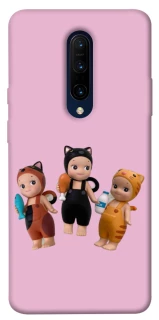 Чохол на OnePlus 7 Pro Cat Cafe Trio фото 1 з 1