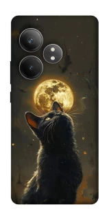 Чохол на Realme GT Neo 6 SE Кіт під місяцем v2 фото 1 з 1