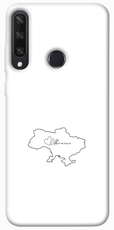 Чехол на Huawei Y6p Ukraine map фото 1 из 1