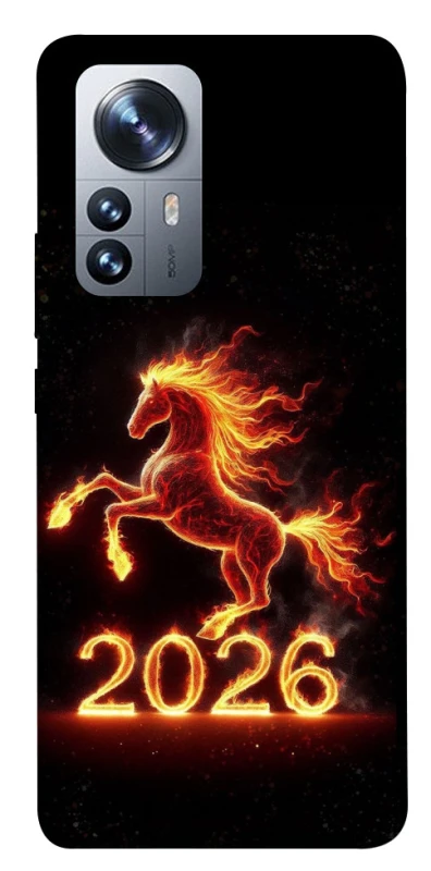 Чохол на Xiaomi 12 / 12X Red Fire Horse ver.1 фото 1 з 1