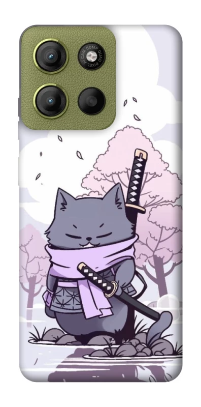 Чехол на Motorola Moto G15 4G Samurai cat фото 1 из 1