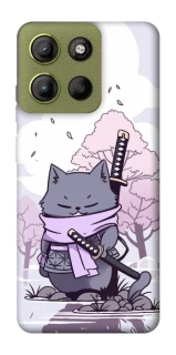 Чохол на Motorola Moto G15 4G Samurai cat фото 1 Чохол на Motorola Moto G15 4G Samurai cat фото 1 з 1