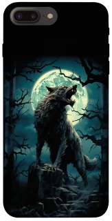 Чохол на Apple iPhone 7 plus / 8 plus Вовк під місяцем фото 1 з 1