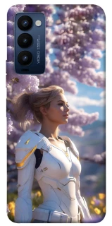 Чехол на TECNO Camon 18 Cyber space girl ver.1 фото 1 из 1