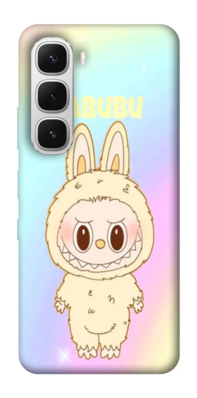 Чохол на Infinix Hot 60i Fluffy Rainbow Labubu фото 1 з 1