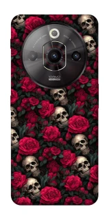 Чехол на ZTE Nubia Focus Pro Черепа и розы фото 1 из 1