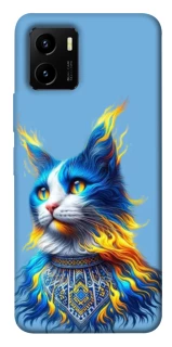 Чохол на Vivo Y15s Кіт патріот фото 1 з 1