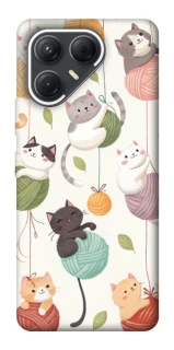 Чехол на TECNO Pova 7 Funny Kittens фото 1 из 1