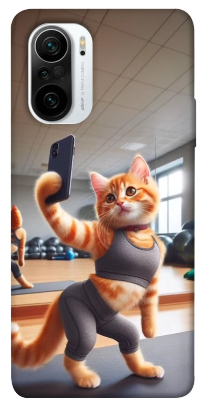 Чехол на Xiaomi Redmi K40 / K40 Pro / K40 Pro+ / Poco F3 Кошечка фото 1 из 1