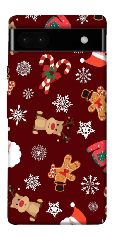 Чехол на Google Pixel 6a Новогодний v6 фото 1 из 1