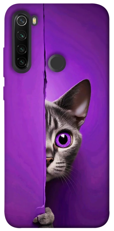 Чохол на Xiaomi Redmi Note 8T Кіт-підглядач фото 1 з 1