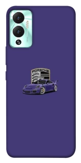Чохол на Infinix Hot 12 Play Porsche purple фото 1 з 1