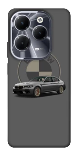 Чехол на Infinix Hot 40 Pro BMW grey v2 фото 1 из 1