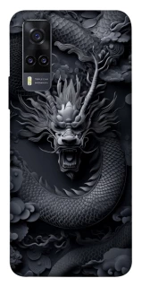 Чехол на Vivo Y31 black dragon фото 1 из 1