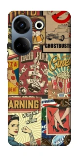 Чохол на TECNO Camon 20 Pro (CK7n) Retro collage ver.2 фото 1 з 1