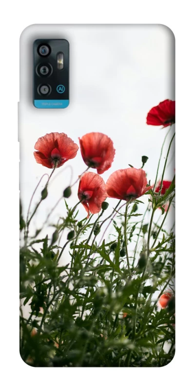 Чехол на ZTE Blade A71 Поле маков фото 1 из 1